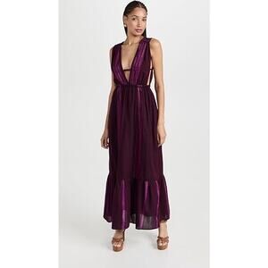 NWT lemlem Women's Lelisa V Neck Dress Sz MED $495.00